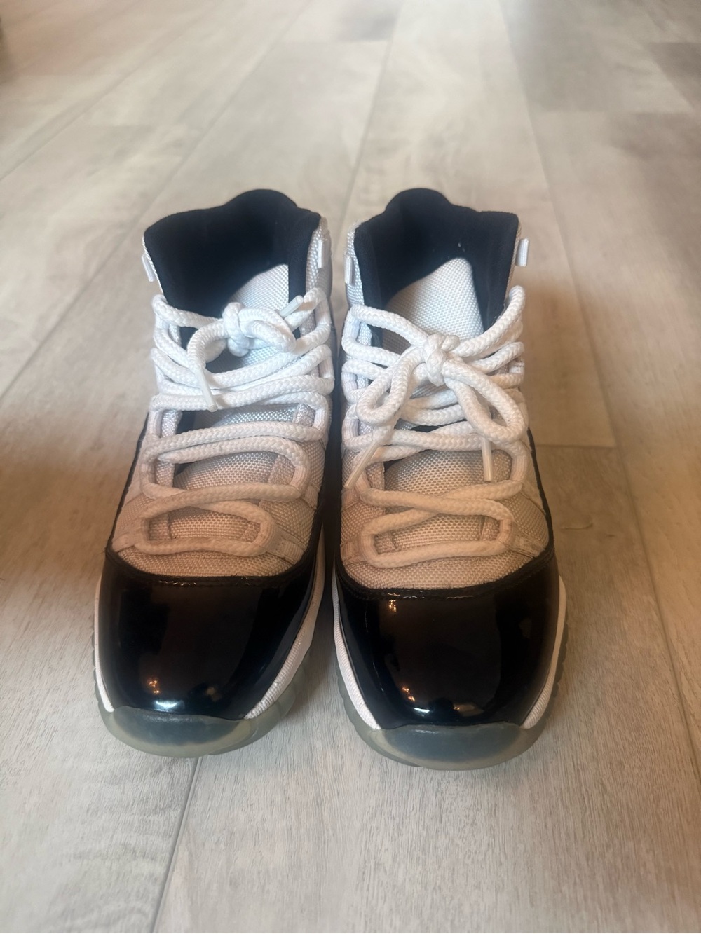 Air Jordan 11 Retro Concord 2018 GS 5.5Y White Black 378038-100